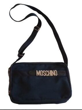 Moschino Black Messenger Bag